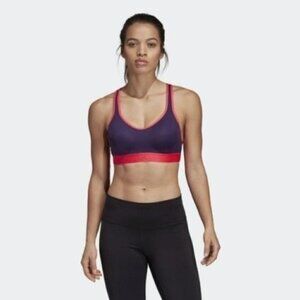 Adidas Racerback Padded Sports Bra Adjustable Straps